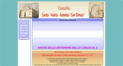 Desktop Screenshot of parrocchiasandonaci.it