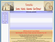 Tablet Screenshot of parrocchiasandonaci.it
